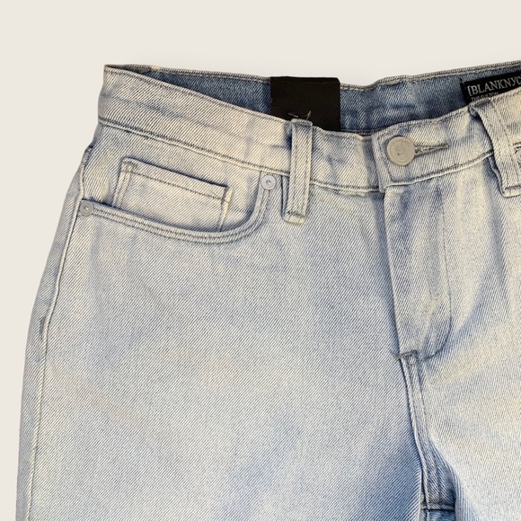 NWT Blank NYC Fulton Light Wash Jean Shorts - Picture 3 of 6